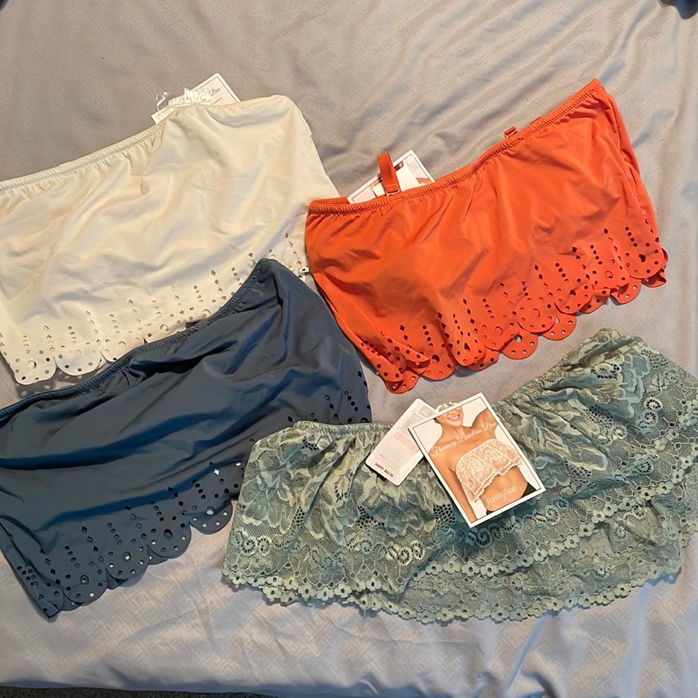 Lot of 4 Bandeau Bras